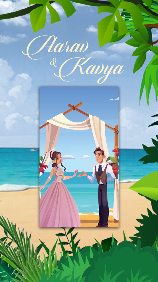 Elegant Wedding Invitation Video Template – #03