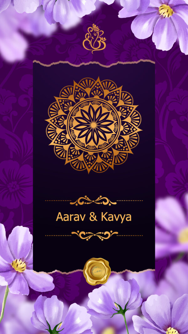 Elegant Wedding Invitation Video Template – #07