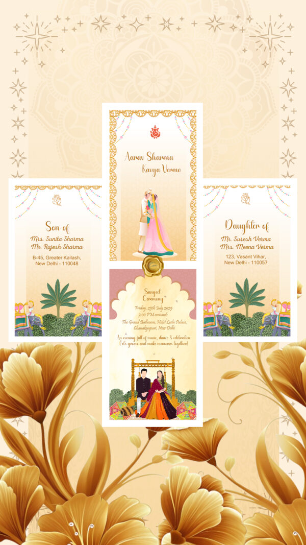 Elegant Wedding Invitation Video Template – #08