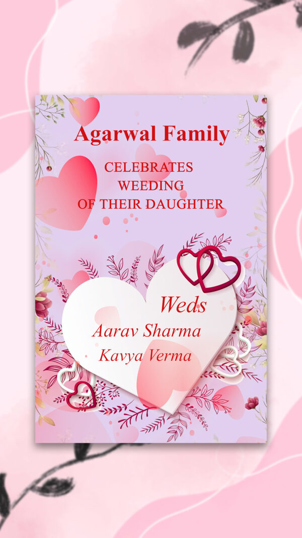 Elegant Wedding Invitation Video Template – #01